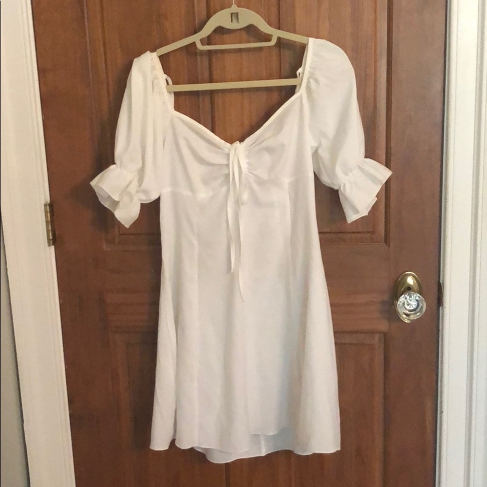 Tie detail dress
